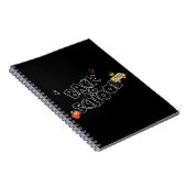 新学期おもしろいシャツスクールバス王冠 ノートブック (右側)