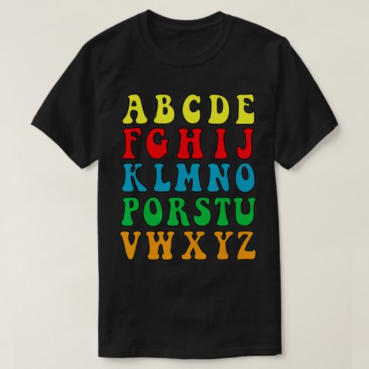 新学期おもしろいハイアルファベットプレK幼稚園 Tシャツ (デザイン正面)