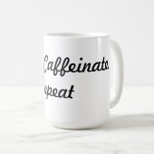 新学期おもしろい先生コーヒーマグ – 新年 コーヒーマグカップ (正面右)