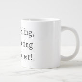 新学期おもしろい先生コーヒーマグ – 新年 ジャンボコーヒーマグカップ (右)