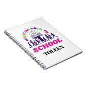 新学期おもしろい先生パーソナライズされた ノートブック (右側)