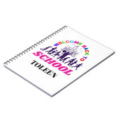 新学期おもしろい先生パーソナライズされた ノートブック (左側)