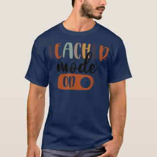 新学期おもしろい先生モードLeopard First Tシャツ