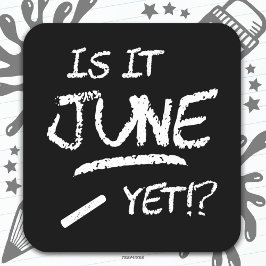 新学期おもしろい卒業6月だ スクエアシール