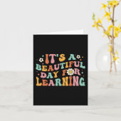 新学期お茶の日学は美しい カード (黄色い花)