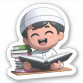 新学期かわいいイスラームやる気を起こさせる子供へ シール (正面)