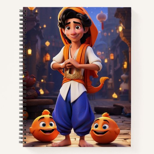 新学期かわいい子供用ノートブック ｜楽しくてカラフル ノートブック (正面)