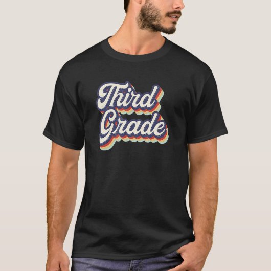新学期かわいい3年生先生3年生 Tシャツ (正面)