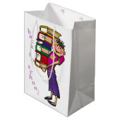 新学期が始まる ミディアムペーパーバッグ (正面アングル)