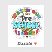 新学期ここは私の前来校 シール (シート)