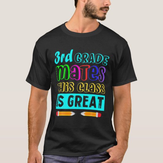 新学期こんにちは3年生ここ私来中 Tシャツ (正面)