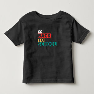 新学期とクラシックと上品なtouch トドラーTシャツ