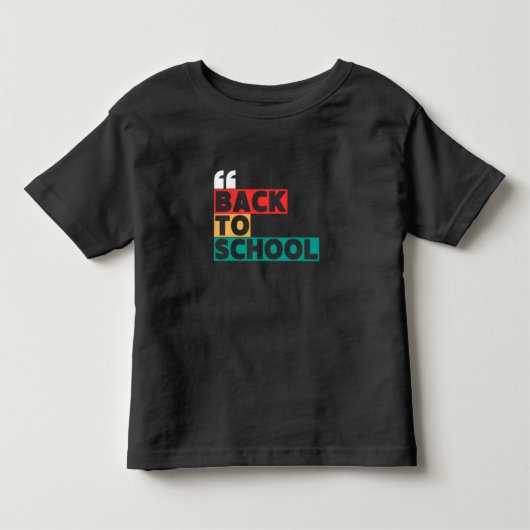 新学期とクラシックと上品なtouch トドラーTシャツ (正面)