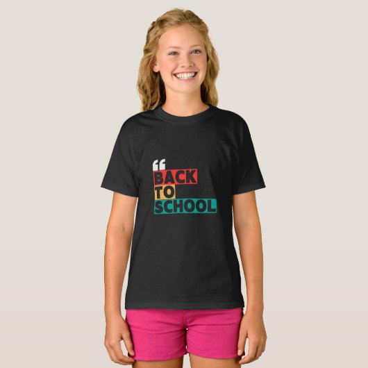 新学期とクラシックエレガントtouch tシャツ (正面フル)