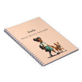 新学期にぴったりなオリジナルノートブック ノートブック (右側)