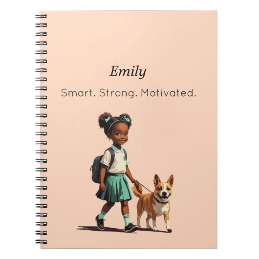 新学期にぴったりなオリジナルノートブック ノートブック (正面)