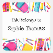 新学期にぴったり！楽しくてカラフルなステッカー