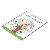 新学期に!教育の木の写真 ノートブック (左側)