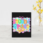 新学期のご挨拶 2年生チーム 2年 カード (黄色い花)