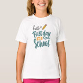 新学期のはじまり | 学校が始まる日 Tシャツ (正面)