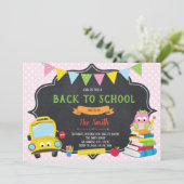 新学期のパーティー招待状 招待状 (スタンド正面)