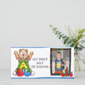 新学期のフォトカード 案内状 (スタンド正面)