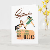 新学期の仕事1940 WPA カード (黄色い花)