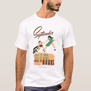 新学期の仕事1940 WPA Tシャツ