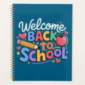 新学期の先生へ 学校初日のユーモア プランナー手帳 (正面)