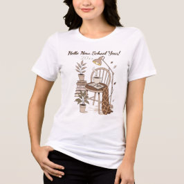 新学期の先生Tシャツ | 学校へ行こう トライブレンドTシャツ
