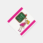 新学期の始まり スタンダードカクテルナプキン (角)