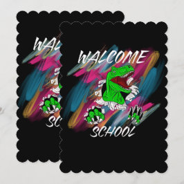 新学期の始まり WELCOME BACK TO SCHOOL 招待状