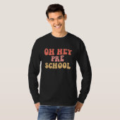 新学期の学生先生オヘヒプリスクールW Tシャツ (正面フル)
