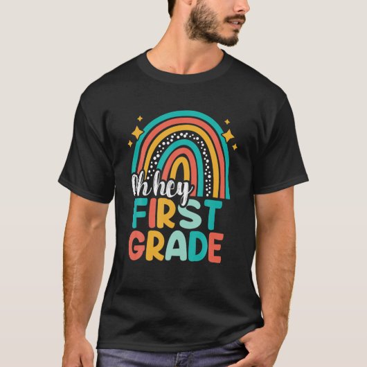 新学期の学生先生オheyファーストグレード tシャツ (正面)