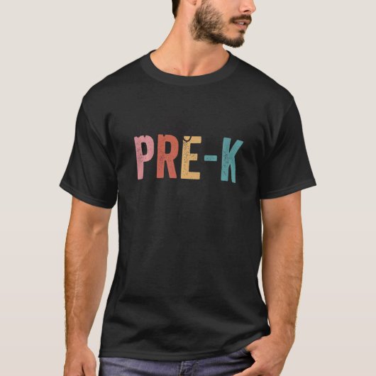 新学期の学生先生オheyプレKグレード Tシャツ (正面)