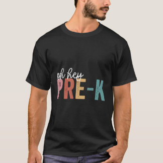 新学期の学生先生オheyプレKグレード Tシャツ