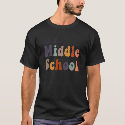 新学期の学生先生オheyミドルシオ tシャツ (正面)