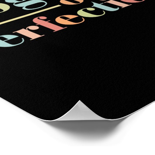 新学期の完成度ヴィンテージTe ポスター (角)