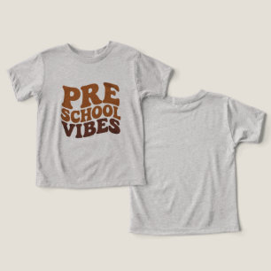 新学期の最初の日Pre-K Preschool Groovy