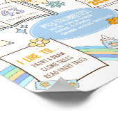 新学期の最終日のボード記号 ポスター (角)