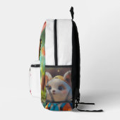 「新学期の要点：トレンディーキッズのバッグ プリントバックパック (右)