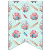 新学期の象のパターン バンティングフラッグ (第2の旗)