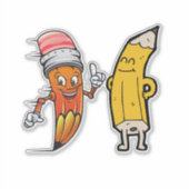 新学期の贈りおもしろい物 シール (正面)