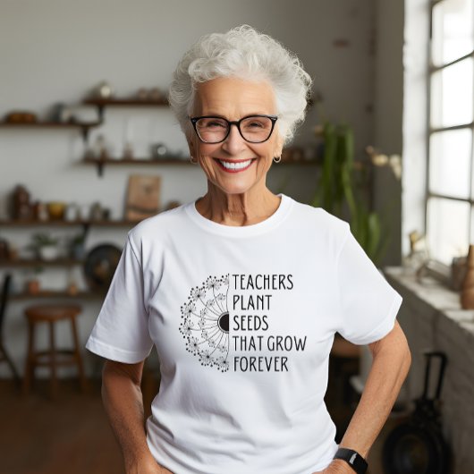 新学期の贈り物先生dandelion wish tシャツ