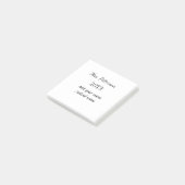 新学期の追加先生名の年度学校名 ポストイット (アングル)