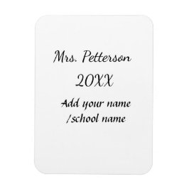 新学期の追加先生名の年度学校名 マグネット