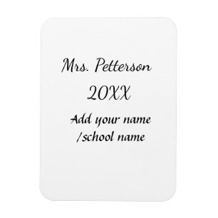新学期の追加先生名の年度学校名 マグネット