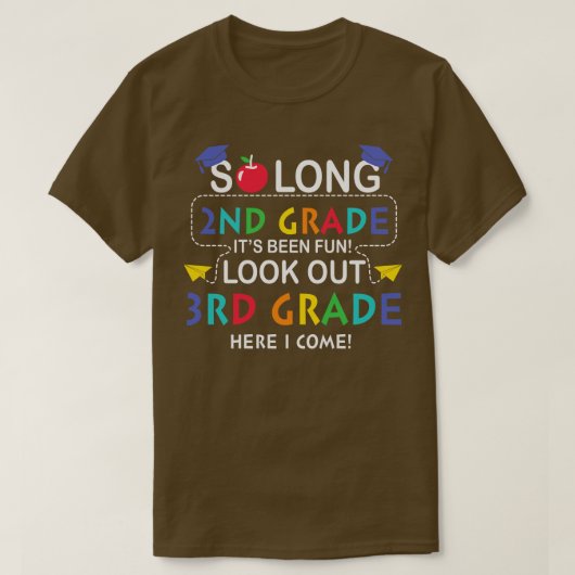 新学期の長い2年生はおもしろいのロオだ Tシャツ (デザイン正面)