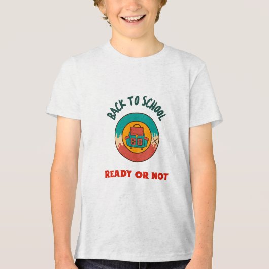 新学期の開始 トライブレンドＴシャツ (正面)