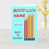 新学期の願い カード (黄色い花)